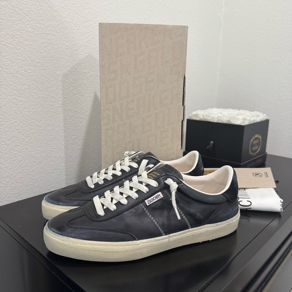 Golden Goose Soul Star Sneaker Leather Black 45 - Picture 1 of 7